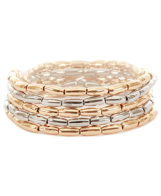 Metal Stackable Elastic Bracelet