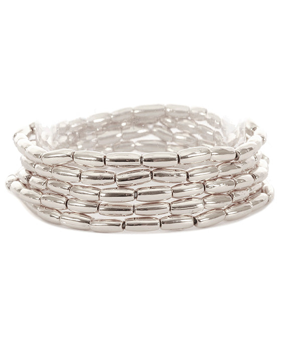 Metal Stackable Elastic Bracelet