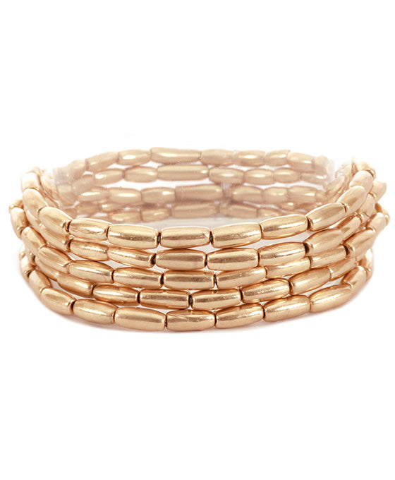 Metal Stackable Elastic Bracelet