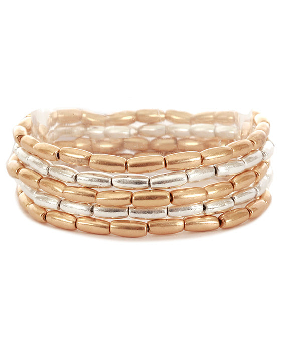 Metal Stackable Elastic Bracelet