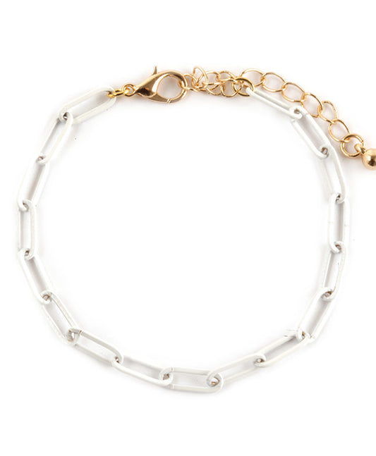 Metal Color Coating Link Bracelet