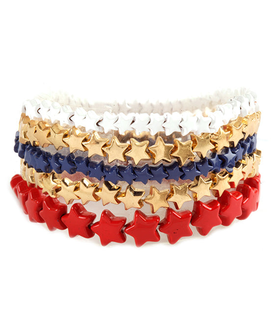 CCB Star Patriot Elastic Bracelet