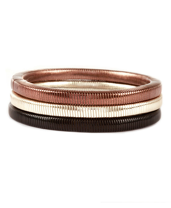 Aluminum Coating Cobra Set Elastic Bracelet