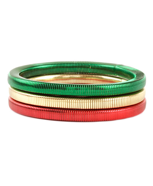 Aluminum Coating Cobra Set Elastic Bracelet