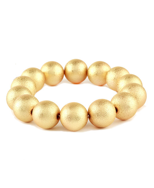 CCB Texture Ball Elastic Bracelet