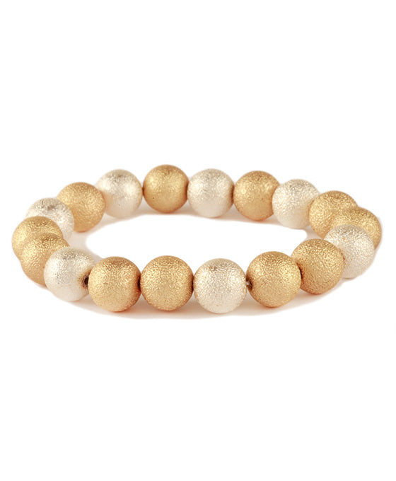 CCB Texture Ball Elastic Bracelet
