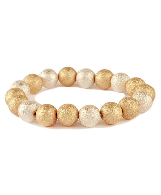 CCB Texture Ball Elastic Bracelet