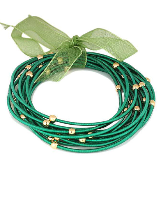 Spring Wire Color Coating Bracelet