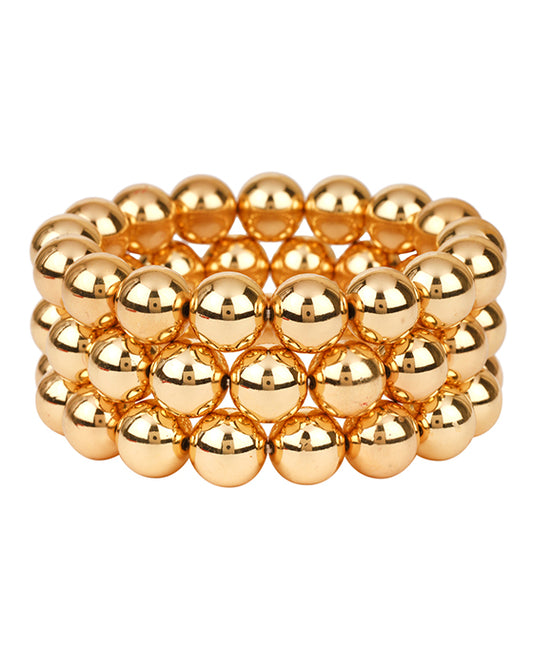 CCB Ball Multi Stackable Elastic Bracelet