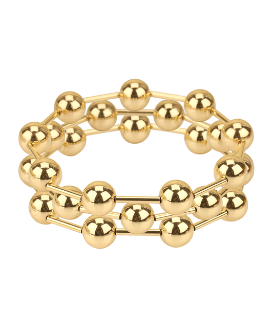 CCB Ball & Bar Elastic Bracelet