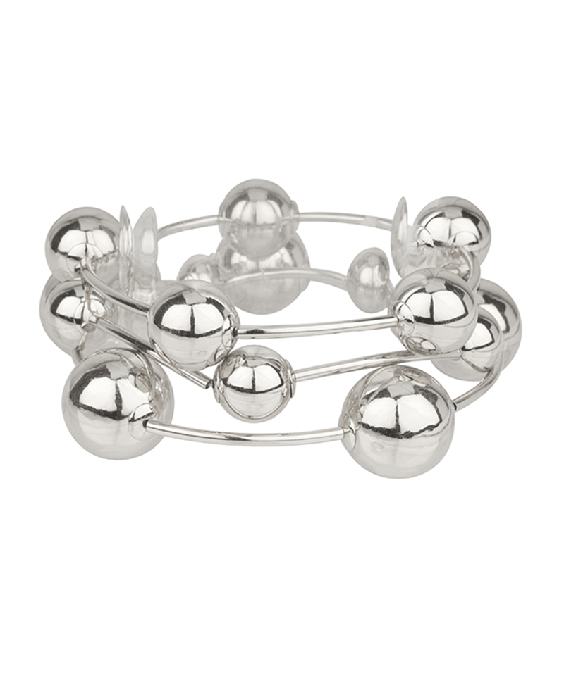 Metal CCB Bar Elastic Bracelet