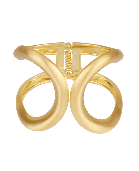 Metal Brushed Hinge Bracelet