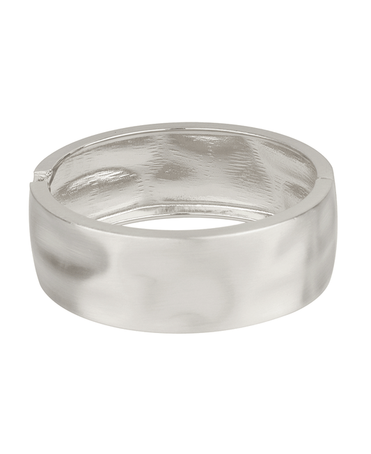 Metal Texture Brushed Hinge Bracelet