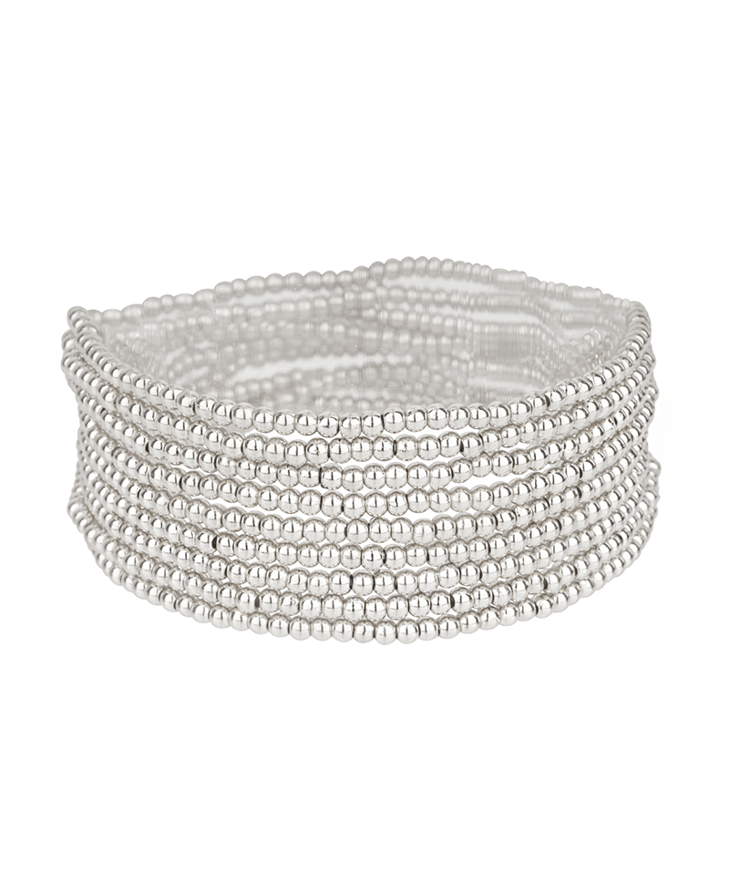 2.5mm CCB Ball Stackable Elastic Bracelet