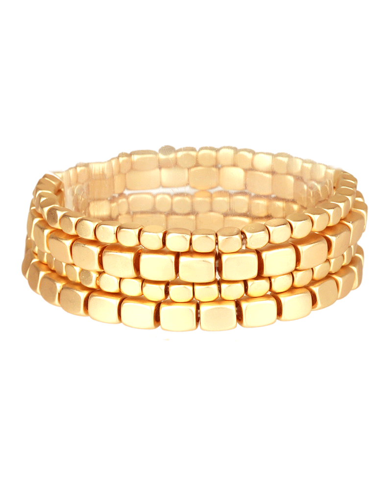 CCB Nugget Multi Elastic Bracelet
