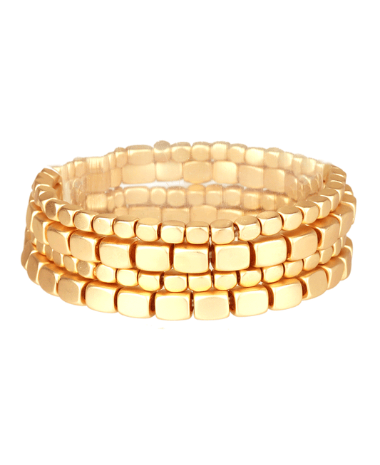 CCB Nugget Multi Elastic Bracelet