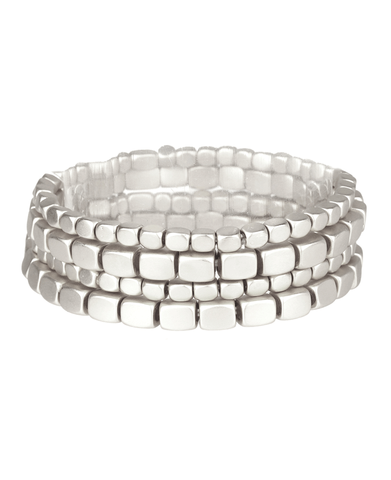 CCB Nugget Multi Elastic Bracelet