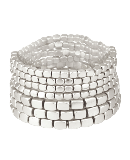 CCB Nugget Multi Stackable Elastic Bracelet