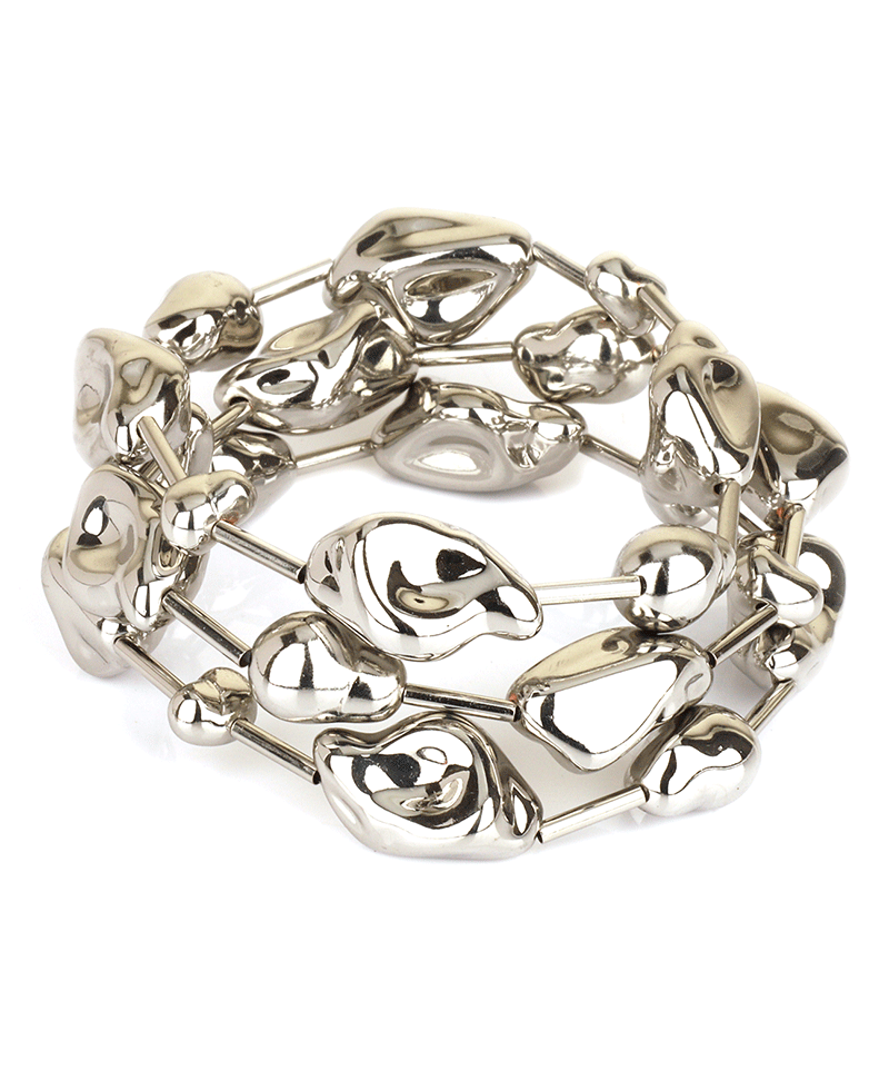 Multi CCB & Bar Elastic Bracelet