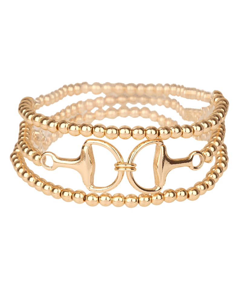 CCB Horsebit Elastic Bracelet