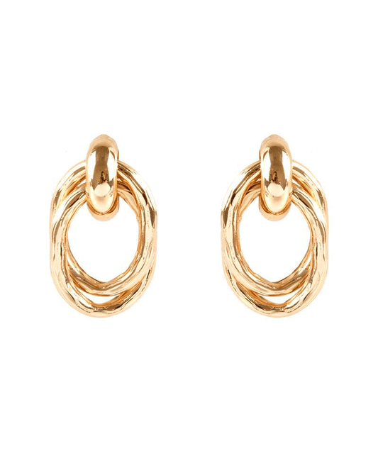 35mm Metal Post Earring