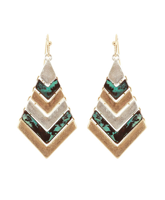 Metal Geometric Earring