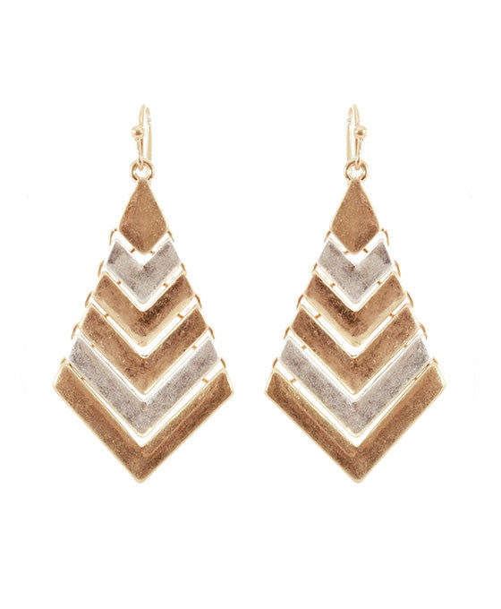 Metal Geometric Earring