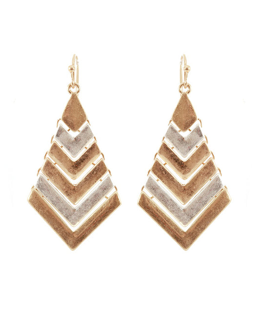 Metal Geometric Earring