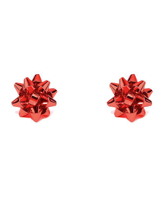 12mm Metal Christmas Aluminum Coating Post Earring