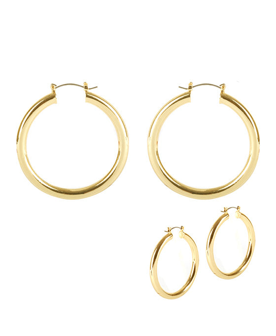 45mm Metal Hollow Hoop Earring