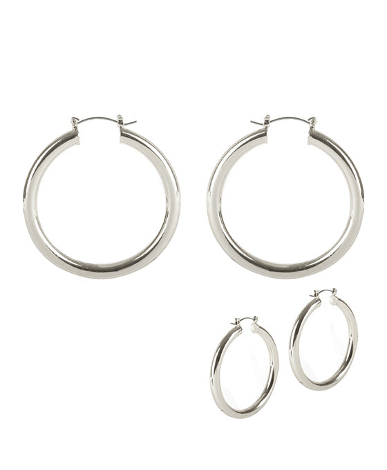 45mm Metal Hollow Hoop Earring