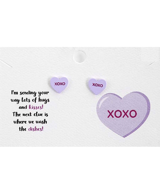 XOXO Heart Earring