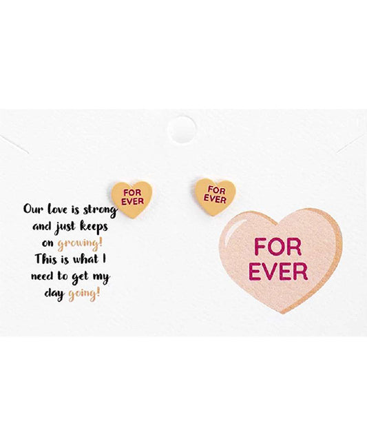 FOR EVER Heart Earring
