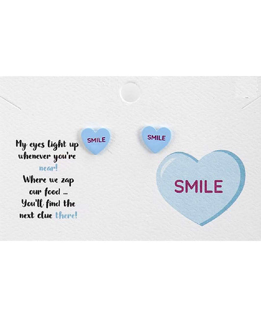 SMILE Heart Earring