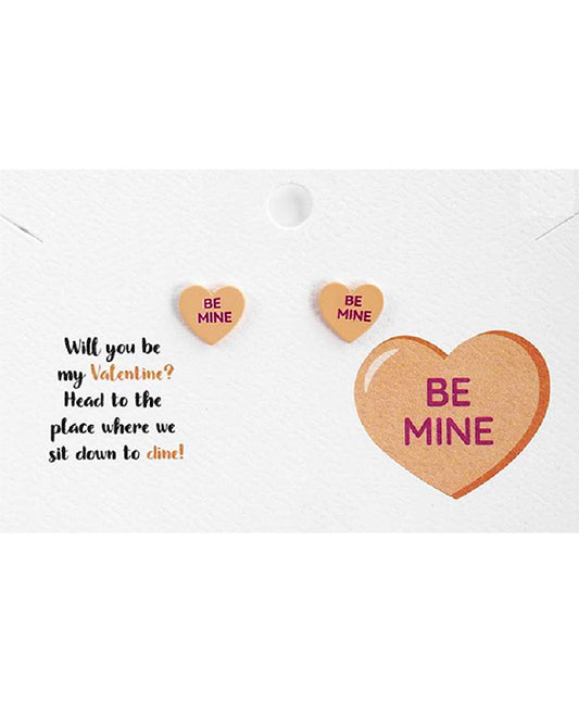 BE MINE Heart Earring