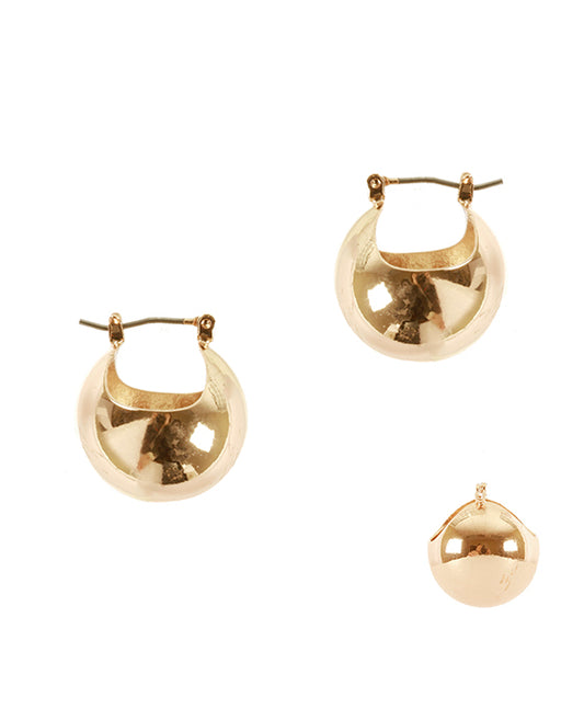 Metal Hoop Earring