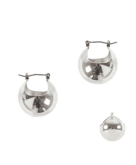 Metal Hoop Earring