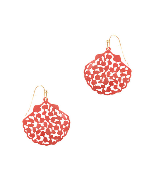 Filigree Shell Earring