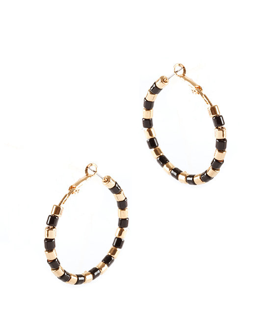 40mm Color Coating Round Hoop Earring
