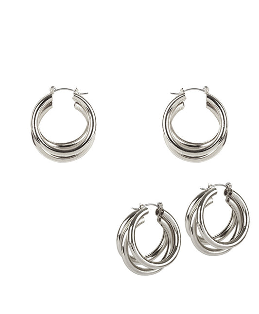 20mm Metal Hoop Earring