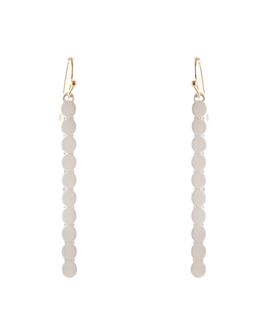 Metal Color Coating Bar Earring
