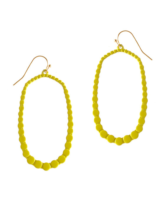 Metal Color Coating Earring