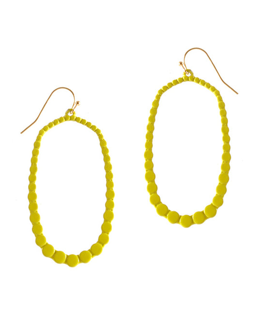 Metal Color Coating Earring