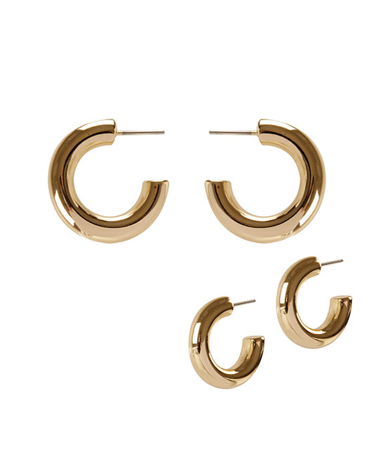 25mm Metal Hoop Earring