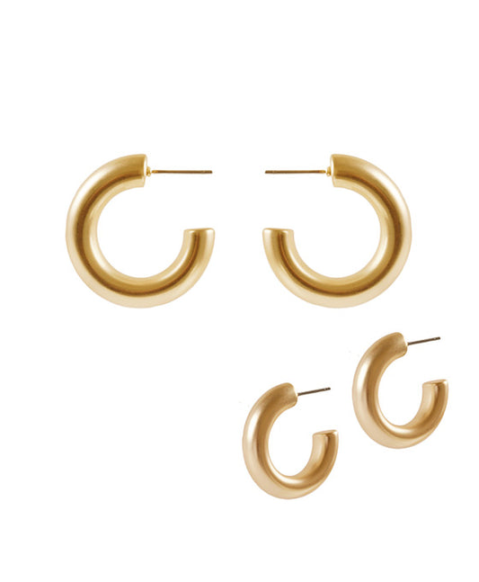 25mm Metal Hoop Earring