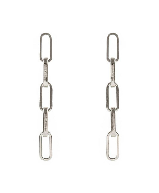 Metal Link Post Earring
