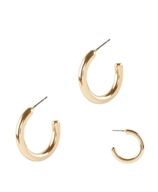 25mm Metal Hoop Earring