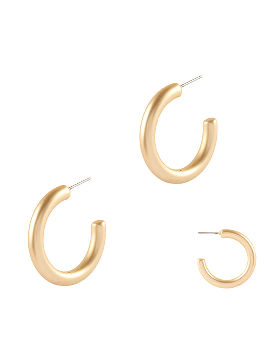 25mm Metal Hoop Earring