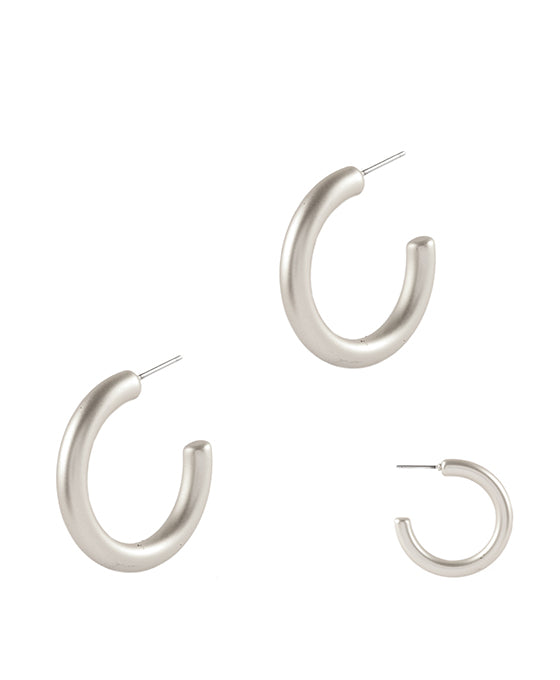 25mm Metal Hoop Earring