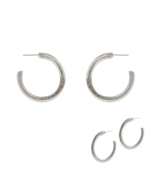 35mm Metal Hoop Earring